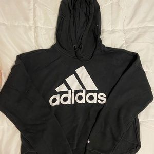 black Adidas hoodie